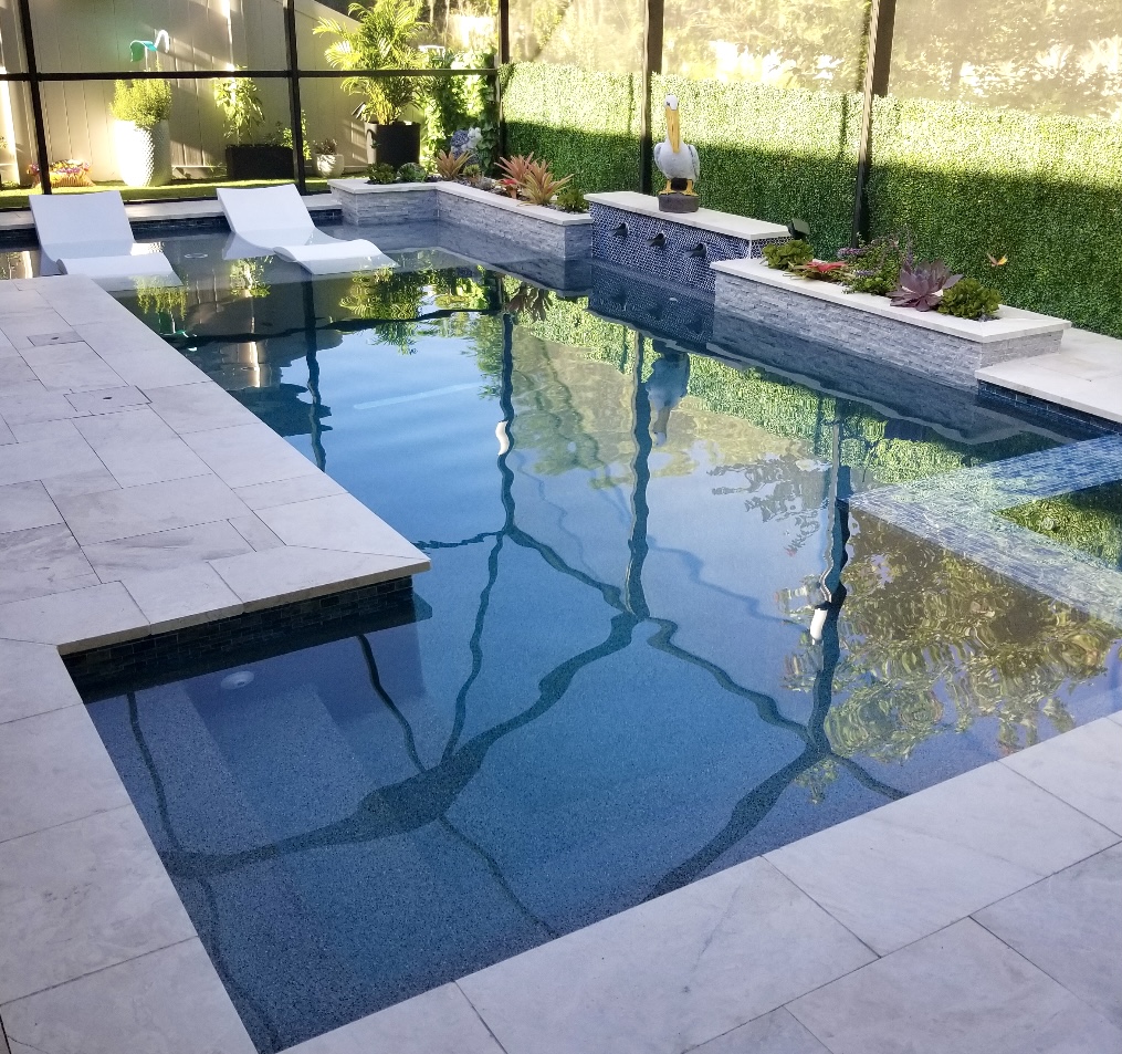 Ultra Modern Dark Blue Swimming pool
